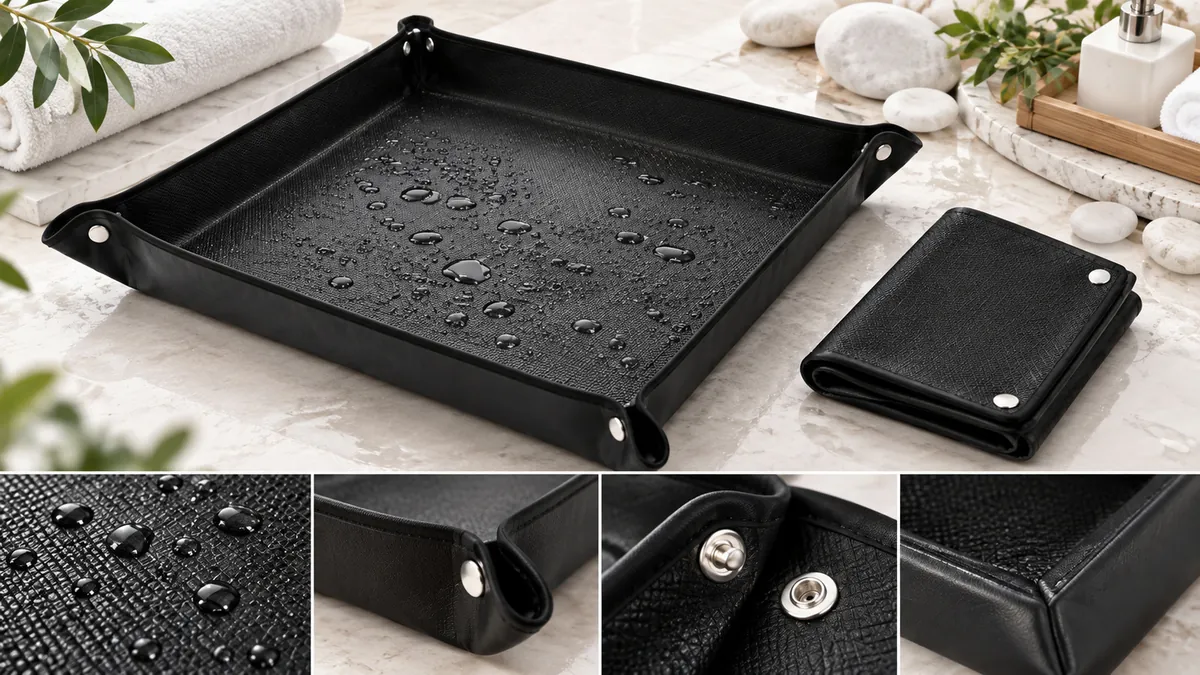 Foot Spa Protection Mat — โครงสร้างกันน้ำ และรายละเอียดการพับ